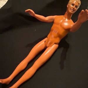 Mattel, Inc. Tan Malibu Ken, Blonde Hair, Blue Eyes, 1991/1968 Malaysia